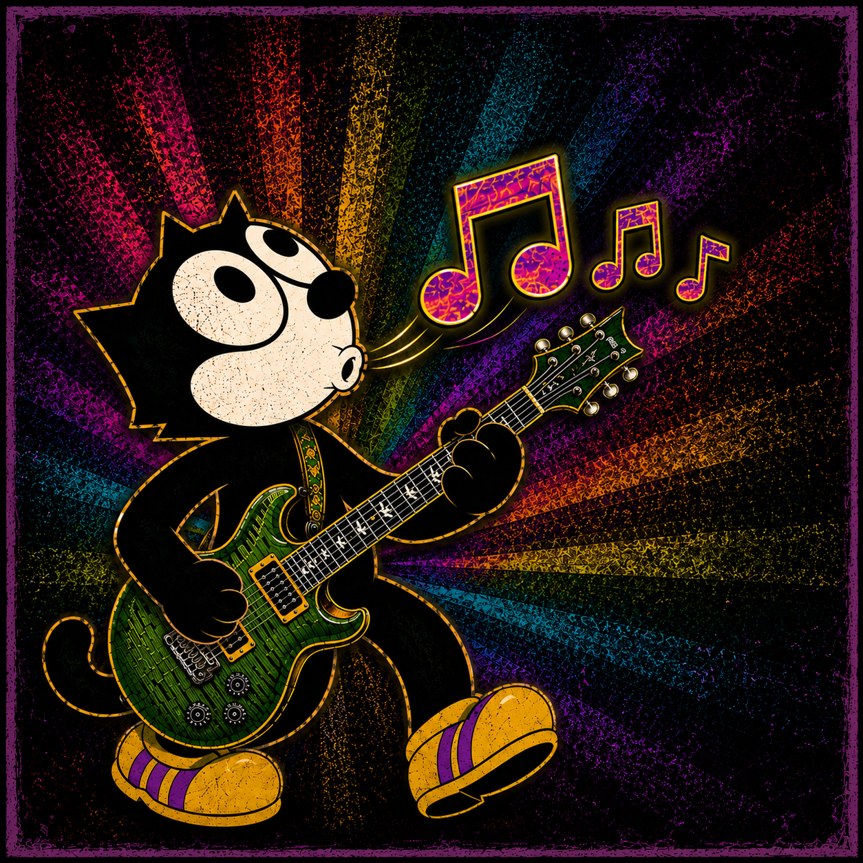 Felix Guitar Cat